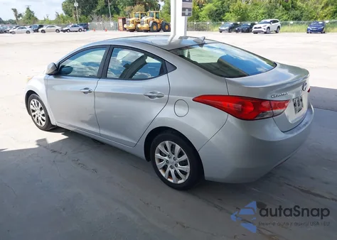 2011 Hyundai Elantra Gls/Limited from USA, damaged, VIN 5NPDH4AE1BH046843